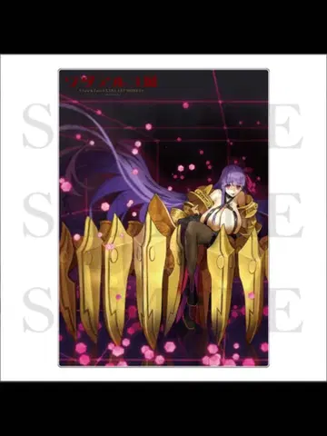 Fate FGO 와다 아루코전 아이치 회장 한정판 패션 립 아크릴 보드
