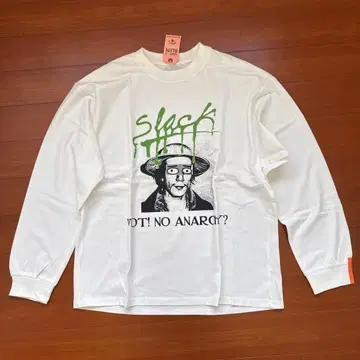 새상품 블랙 위도우 롱 T셔츠 L 화이트