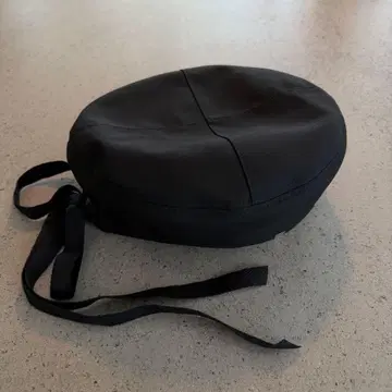 CA4LA 후면 리본 포함 베레모 블랙