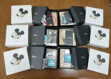 [ 925 각인 ] DisneyMickey 반지&목걸이&팔찌 6개 S