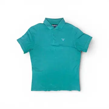 바버 터콰이즈 피케 셔츠 미착용