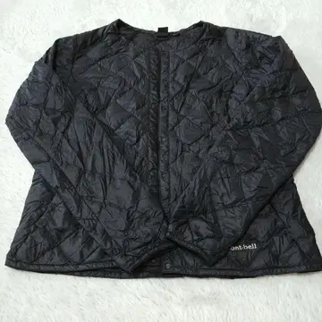 몽벨 이너다운 라운드넥 자켓 여성용 L 블랙