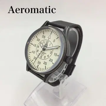 컨디션 최상 Aeromatic 1912 파이롯트 워치 돔 방풍 독일제