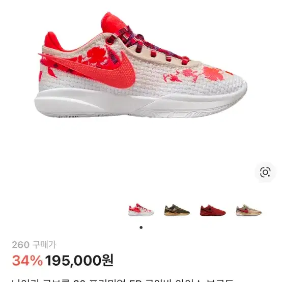 르브론 농구화 260