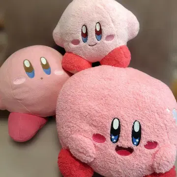 [ 가격 인하 협상 가능 ] 별의 커비 봉제 인형 3개