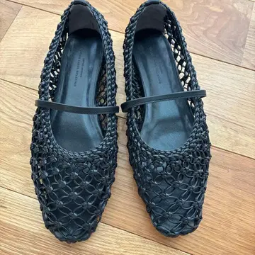 [ 새상품급 ] 24.0cm 메쉬 스트랩 플랫슈즈