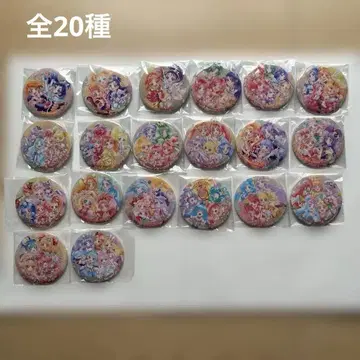 프리큐어 20주년 캔뱃지 비스켓 풀컴프