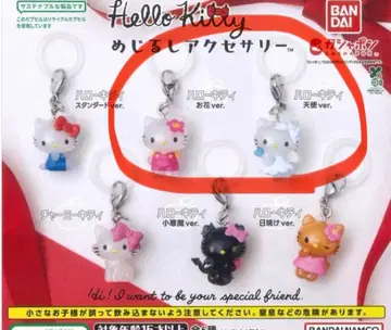 헬로키티 메지루시 액세서리 세트 천사 꽃