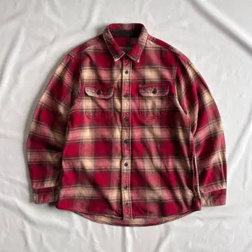 90s ORVIS 옴브레 헤비 플란넬 셔츠