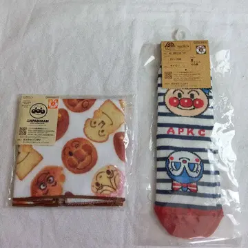 호빵맨 호빵맨 뮤지엄 양말 손수건