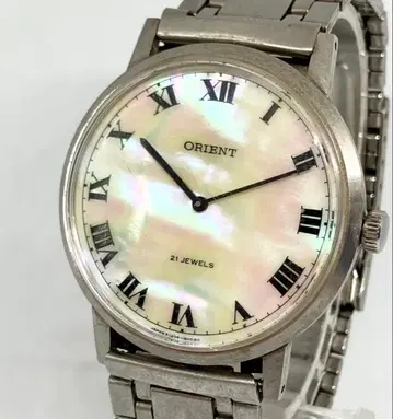 ORIENT 오리엔트 샤마드 쉘 다이얼 수동 와인딩 손목시계 17석
