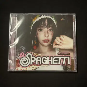LE SSERAFIM SPAGHETTI 사쿠라 Ver. US 한정판 CD