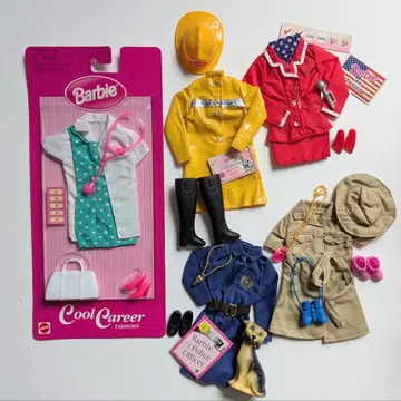 바비 쿨 커리어 5종 세트: 닥터, 소방관, 경찰관, 대통령, 탐험가
