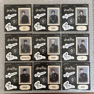 &TEAM We on Fire 스티커 컴프