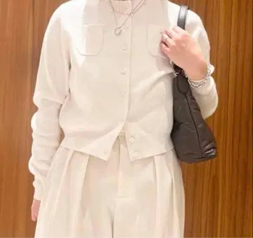 Caban 캐번 가디건 투모로우랜드 화이트