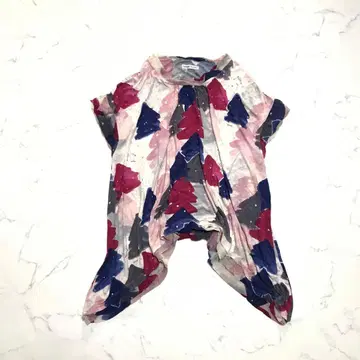 츠모리치사토 루즈핏 상의 스키 프린트 튜닉 archive