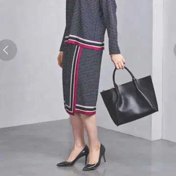 유나이티드 애로우즈 올 패턴 스카프 프린트 랩스커트 36 일본제