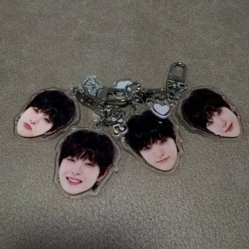 TREASURE 지훈 희로애락 얼굴 아크릴 키링 컴프