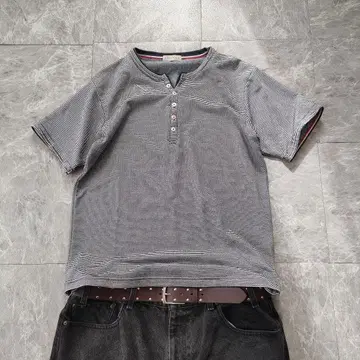 archive stripe henley short sleeve a