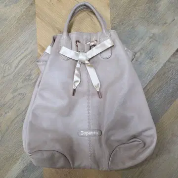 Repetto 핑크 베이지 가죽 토트백 새상품급 y81