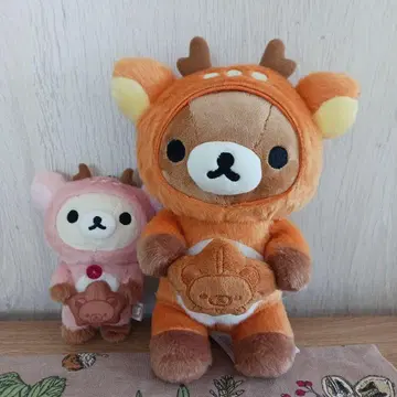 완판 미야지마 한정판 리락쿠마 코리락쿠마 봉제 인형 세트