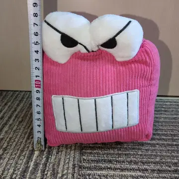 짱구는 못말려(크레용 신짱) 코듀로이 큐브 쿠션 와니야마 씨 봉제 인형