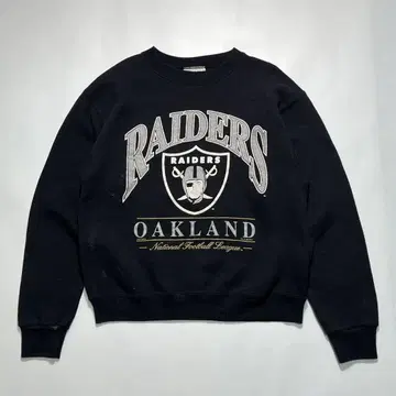 90s NFL 레이더스 USA제 맨투맨 L 블랙 Lee *7400