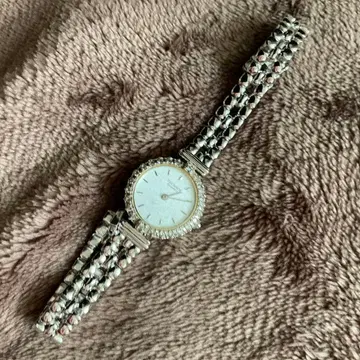 가동품 TECHNOS 럭셔리 워치 다이아 디자인 빈티지 시계