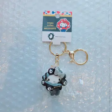 2025년 엑스포 키티 키링 블랙 미야쿠미야쿠 산리오 블랙