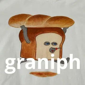레어 완판템 graniph 빵도둑 T셔츠 L사이즈
