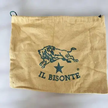 IL BISONTE 로고 캔버스 백