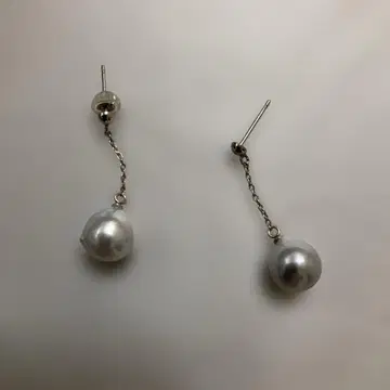 플라티나 8mm 펄 스윙 귀걸이