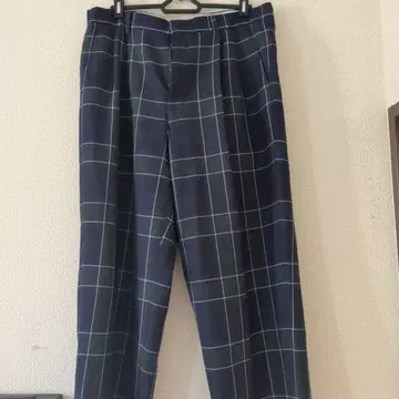 체크 팬츠 빈티지 80s