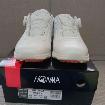 HONMA 골프화 SR12502 WH/SV 23