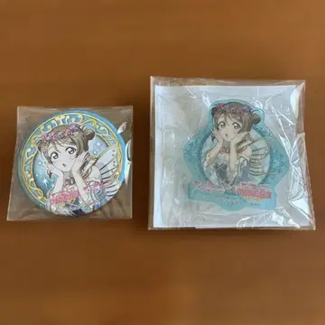 러브 라이브 선샤인 요 캔뱃지 아크릴 클립