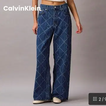 CalvinKlein 로우라이즈 배기 24인치