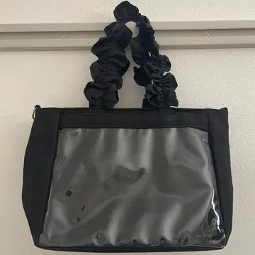 자카마트 핸드 프릴 이타백 블랙