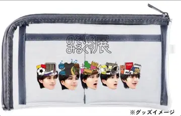 M!LK 들여다보는 밀크?전 굿즈 포함 한정판 클리어 파우치