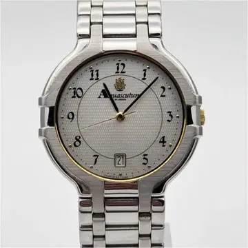 아쿠아 스큐텀 콤비 데이트 5Y32-7010 남성용 손목시계