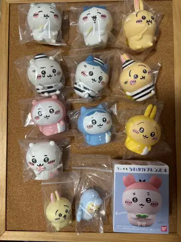 치이카와 하치와레 토끼 프렌즈 소프트 비닐 피규어 묶음 판매 초기