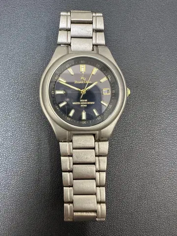 새상품급 Roven Dino 솔라 손목시계 티타늄 10기압 방수 남성용