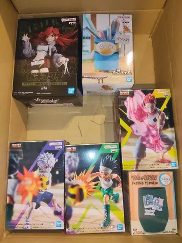 6개 HUNTER x HUNTER 곤 키루아 히소카 피규어 료