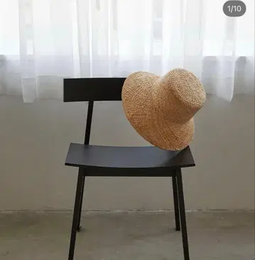 bow.a 베이지 스트로우 버킷 햇