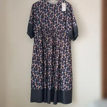 as know as de base 꽃과 바이컬러 원피스 미사용 새상품