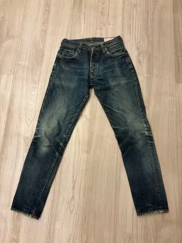 에비수 2000T 호랑이 귀 W33? 블루 스트레이트 데님 미디엄