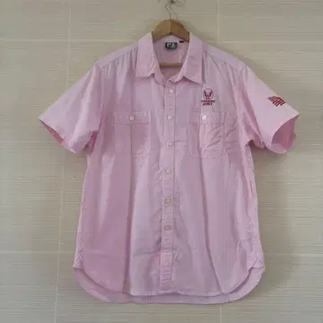 빅 사이즈 AVIREX 셔츠 핑크 US ARMY AIR CORPS