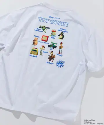 TOY STORY/토이스토리 별주 빅 실루엣 백 프린트 T셔츠