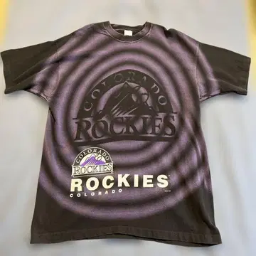 COLORADO ROCKIES 티셔츠 XL 1993년제 빈티지