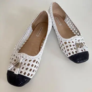 모드 에 자코모 MODEETJACOMO 메쉬 플랫슈즈 펌프스