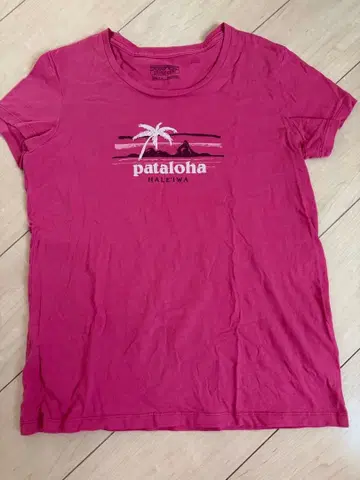 파타고니아 파타로하 프린트 T셔츠 핑크